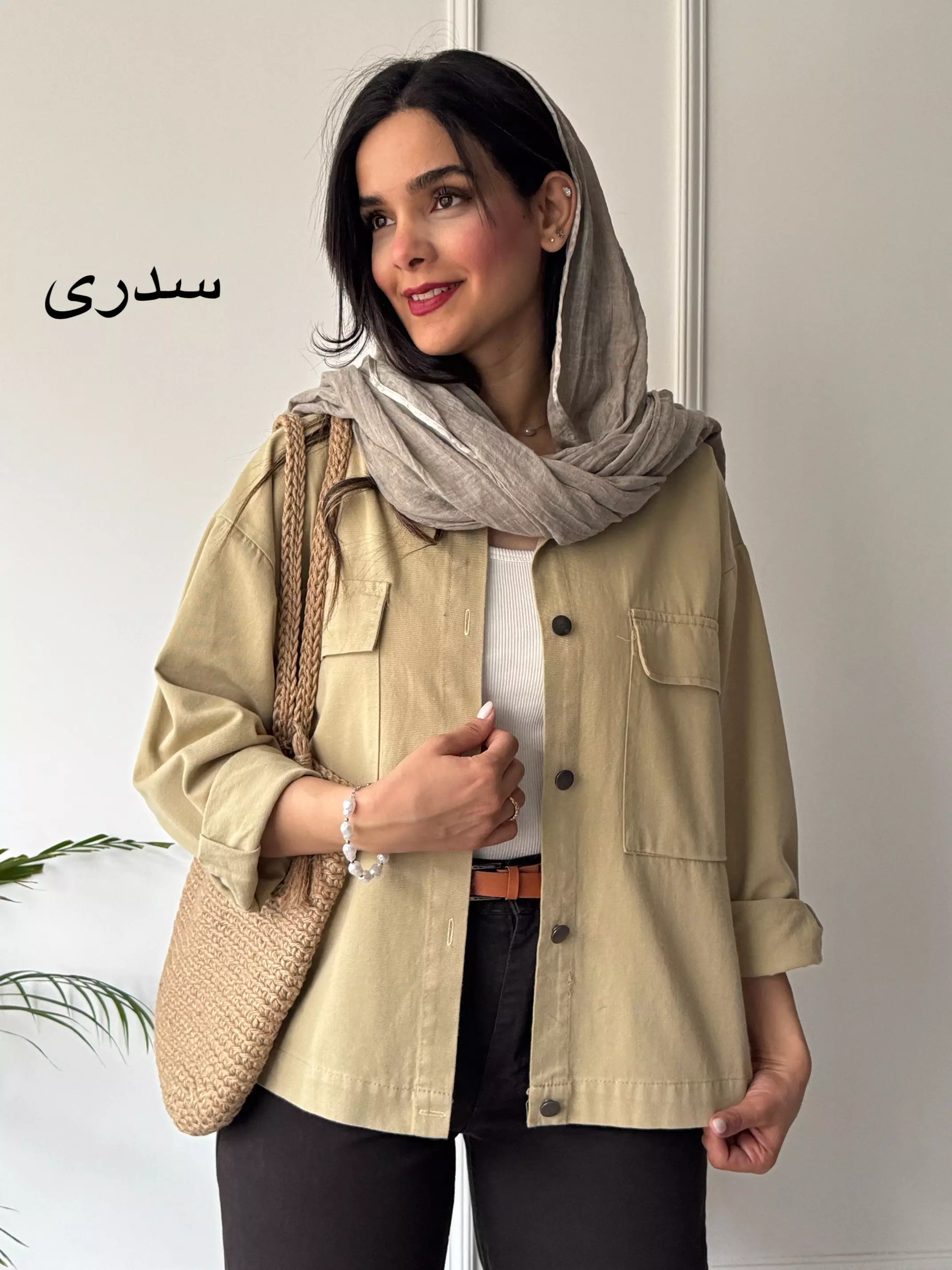 مانتو کتان یاسمین